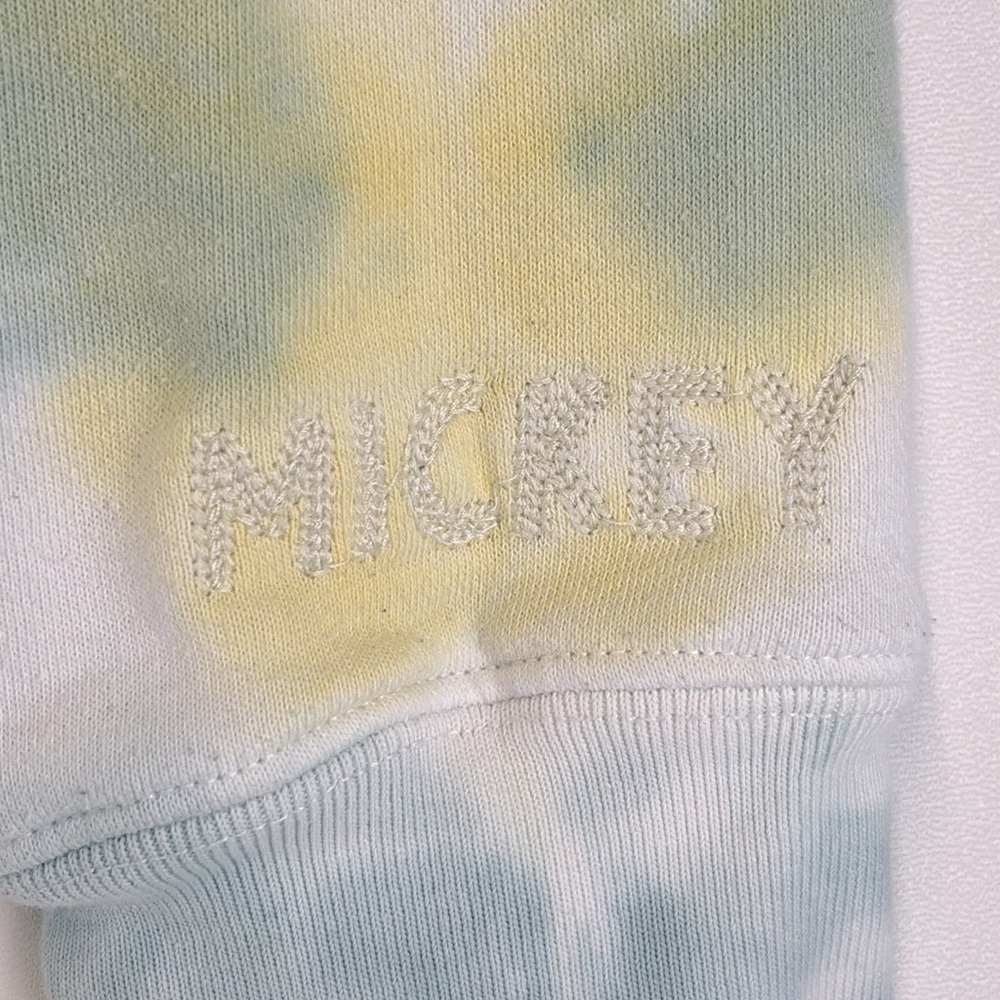DISNEY Disneyland Resort Mickey Tie Dye Crewneck Sweatshirt Size Small - Picture 3 of 6